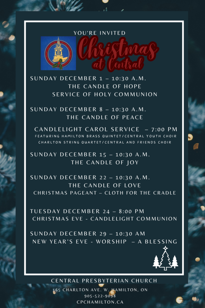 Advent & Christmas at Central 2024 CPC Hamilton